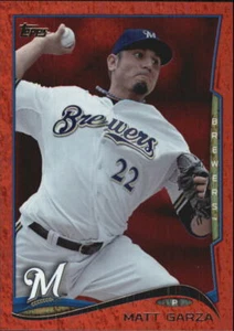 2014 Topps Red Foil #351 Matt Garza - NM-MT - Picture 1 of 2