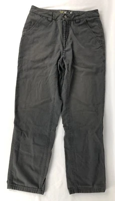 Pantalones de mezclilla para hombre MOUNTAIN HARD WEAR grises con botones a presión/crebilla talla W30 X L32 Foto 1 de 4