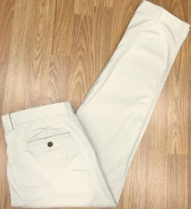 J.CREW FLEX STRAIGHT FIT COTTON/SPANDEX PANTS KHAKI Sz 34W x 30L - Picture 1 of 6