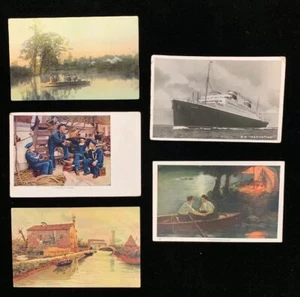 Postales vintage - (5) principios de 1900 - varios temas de navegación - Imagen 1 de 5