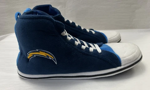 New NFL Men's Los Angeles Chargers Team Sneaker Slippers Shoes Size XL (13-14) Cover