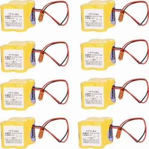 8X BR-2/3AGCT4A 6V PLC Battery For FANUC A98L-0031-0025 CNC System with Plug - Picture 1 of 6