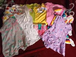 Baby outfits, girls, 9-12mos, new, summer - Picture 1 of 5