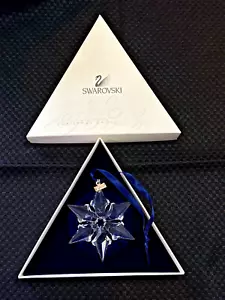Scatola ornamento natalizio annuale 3" cristallo Swarovski 2000 243452 - Foto 1 di 2