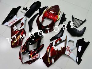 Kit de carenado de carrocería de molde de inyección ABS rojo blanco para GSXR1000 2007 2008 de plástico - Imagen 1 de 9