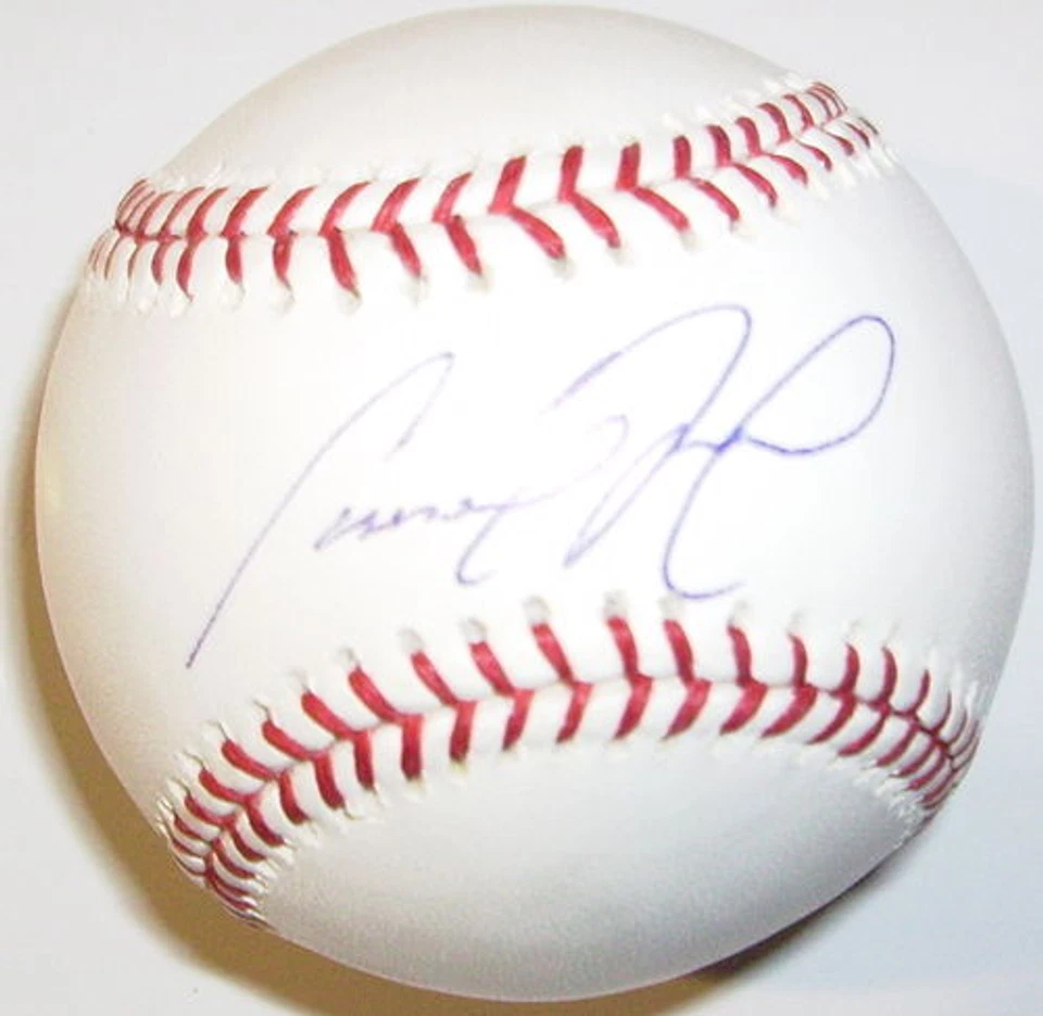 CAMERON MAYBIN SAN DIEGO PADRES SIGNED OML BASEBALL COA - Image 1 of 1