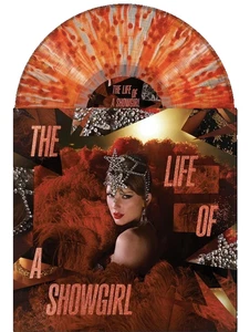 Taylor Swift Life of a Showgirl (roter Lippenstift & Spitze) ROT/ORANGE SPLATTER VINYL - Bild 1 von 6