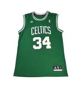 Vintage Adidas Boston Celtics Paul Pierce Jersey Men Medium Green #34 - Picture 1 of 9