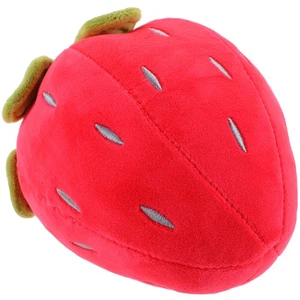 1pc Strawberry Throw Pillow Short Plush Toy Stuffed Doll Creative Gift Sofa - Picture 1 of 12