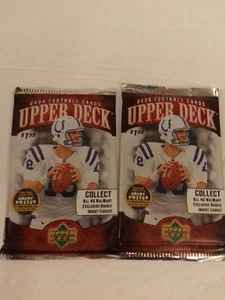 2006 Upper Deck Football Cards Wal-Mart Exclusive Packs Lot Of 2 Pks. von 5 Karten - Bild 1 von 3