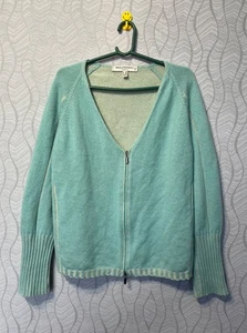 Maria Di Ripabianca 100% Cashmere Women's Zip Jumper Cardigan Made in Italy - Picture 1 of 12