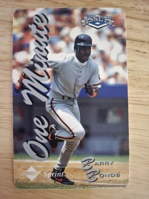 1996 Assets Barry Bonds SPRINT PHONE CARD  card Giants  - Image 1 of 2