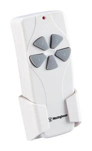 Westinghouse 77870 White 3-Fan Speeds Ceiling Fan and Light Remote Control - Picture 1 of 3