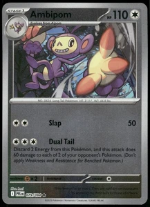 Holograma inverso Ambipom 079/094 raro ME02: llamas fantasmales - Imagen 1 de 2