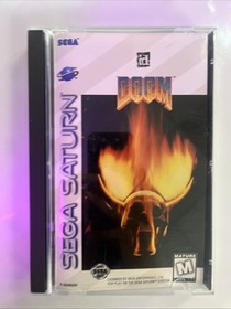 Doom CiB completo di scatola con custodia libretto Sega Saturn, disco 1997