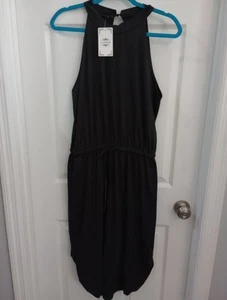 LaMode L Black Knit Sundress - Picture 1 of 17