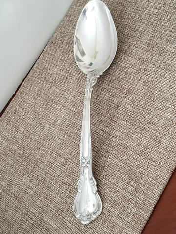 Gorham  Chantilly Sterling Silver Large Serving Spoon  8 3/8 "  ⭐⭐⭐ Cover