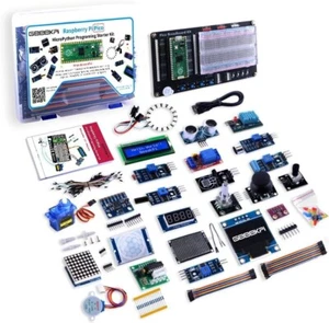 GeeekPi Micro Python Programing Kit for Raspberry Pi Pico, Breadboard, I2C 1602 - Picture 1 of 9