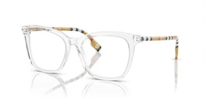 Burberry BE 2390 3889 Plastic Women's Square Eyeglasses Transparent 52mm Adult - Picture 1 of 3