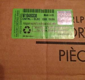Whirlpool W10480338, W10460940 Scheda di controllo principale - Foto 1 di 2