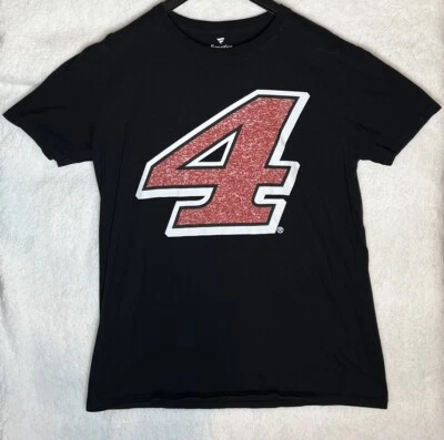 Men's Fanatics NASCAR #4 Kevin Harvick Black Tshirt - Image 1 of 4