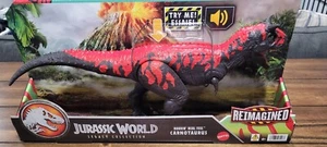 Jurassic World Legacy Reimagined Carnotaurus Roarin' Real Feel 18" - Picture 1 of 5