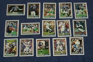 1992 Topps New York Giants set 31 Lawrence Taylor HOF Phil Simms Rodney Hampton - Picture 1 of 2
