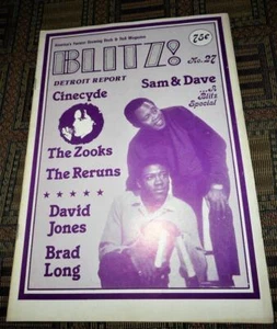 XRARE 1978 Blitz! #27 rock magazine: Sam & Dave, Cinecyde, The Zooks, The Reruns - Picture 1 of 3