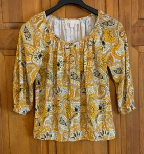 Women's MICHAEL Michael Kors 3/4-Sleeve Blouse Tag Size S - Picture 1 of 3