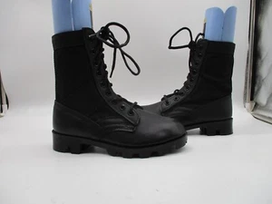 Stivali stringati ROTHCO neri stile combattimento militare taglia 4 R - Foto 1 di 9