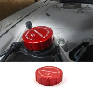 Tapa de tanque de agua exterior de aluminio rojo 1 pieza para Benz Clase C 2015-2021 - Imagen 1 de 7