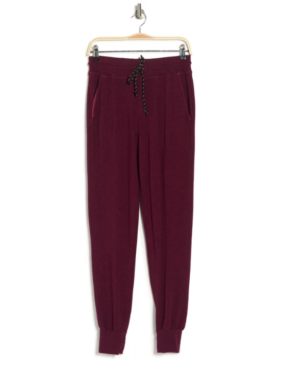 Pantalones deportivos VARIOS magenta vino tinto 3 bolsillos GRANDES cordón tejido rayón Foto 1 de 1