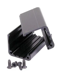 Juego de perfiles de extrusión incluyendo tornillos, chapado en negro - Imagen 1 de 2