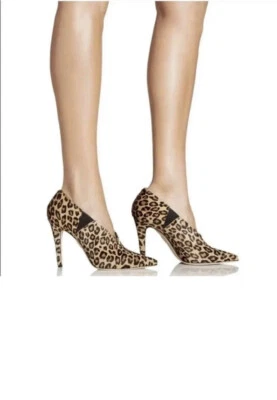 New Tamara Mellon League 105 Leopard Haircalf Booties Shoes SZ 7.5 - Image 1 of 4