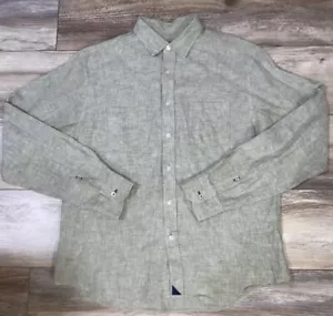 UNTUCKit Mens Size Medium Slim Fit Button Up Sage Green Long Sleeve - Picture 1 of 17