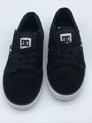 DC Youth Bristol Zapatos de Skate de Lona Blanco y Negro Tenis Talla 3.5y Foto 1 de 4