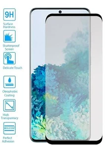 Protector de Pantalla para Galaxy S20 NEGRO Completo Curvo 3D Cristal Templado - Imagen 1 de 10