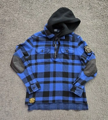 Camisa Polo Ralph Lauren Mountain Expedition Mount Churchill con Capucha Buffalo Cuadros Foto 1 de 4