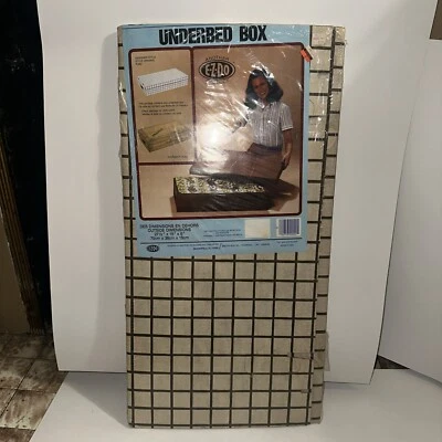 Caja de almacenamiento multiusos de colección EZ Do cartón sellada nueva utilería de película 14x7x37 difícil de encontrar Foto 1 de 4