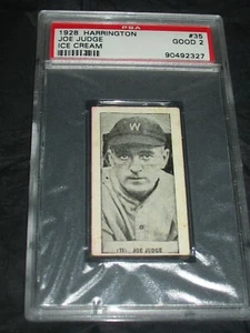 1928 Harrington’s Ice Cream Joe Judge - #35 PSA 2! ~Washington! - Picture 1 of 3