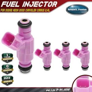 4x Fuel Injector for Dodge Neon 2003 Chrysler Cirrus 2001 2002 2003 2004 L4 2.4L - Picture 1 of 8