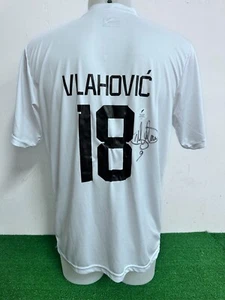 Trikot Replik Serbien Vlahovic Signiert No Matchworn Trikot Jersey COA - Bild 1 von 5