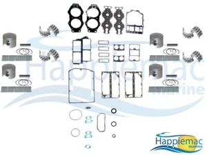 Yamaha 115-130 HP V4 Powerhead Rebuild Kit Piston Gasket 84-92 21.5mm 6E5 - Picture 1 of 1