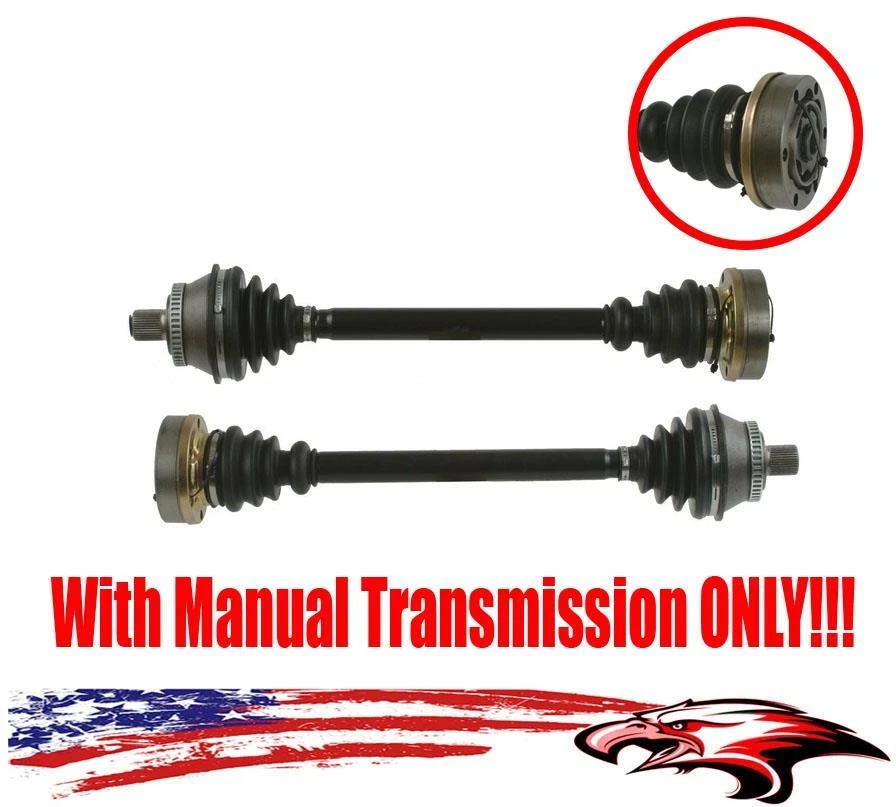 Ejes CV delanteros para Audi A4 3,0 L 2002-2004 con transmisión manual estándar Foto 1 de 4