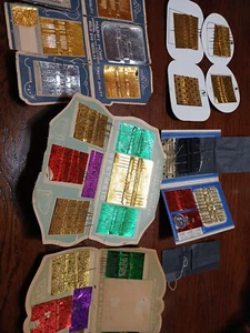 Vintage Sewing Needle Cards Lot 6 Kits 200+ Needles  - Picture 1 of 9