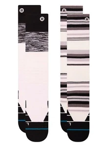 Stance Blocked 2 Pack Poly Blend Snowboard Socks Small (Women's 5-7.5) Pink New - Picture 1 of 1