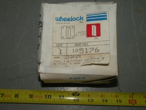 (1) Wheelock L53-24-VFR Fire Alarm Strobe 20-31vdc red 105176 - Picture 1 of 6