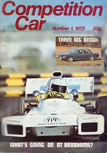 Competition Car magazine - No.1 1972 Marlboro-BRM Bernie Ecclestone BMW - Picture 1 of 1