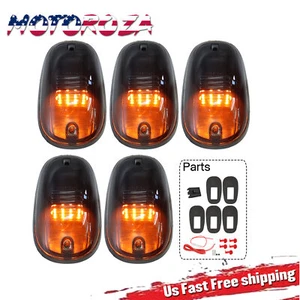 5x Smoked Lens Rooftop Cab Running Light LED 3000K for Dodge RAM 1500 2500 3500 - Picture 1 of 10