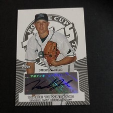 WADE TOWNSEND AUTO ~ 2005 TOPPS ROOKIE CUP / FIRST YEAR AUTOGRAPH #158 ~ RAYS